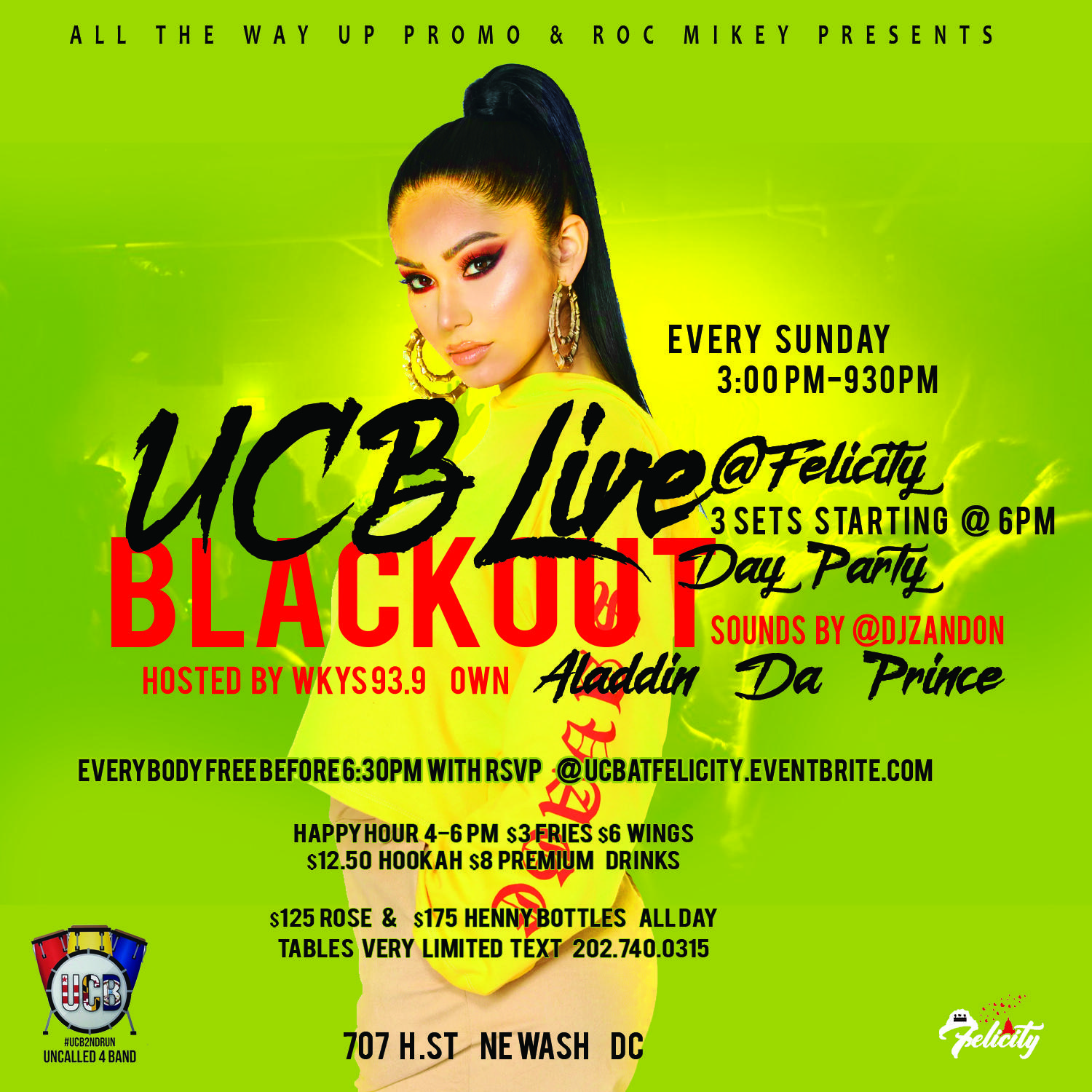 UCB Performing Live !!! #TheBlackoutDayParty (EVERYBODY FREE RSVP ONLY)