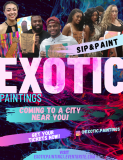 Philadelphia Exotic Paintings Sip n Paint