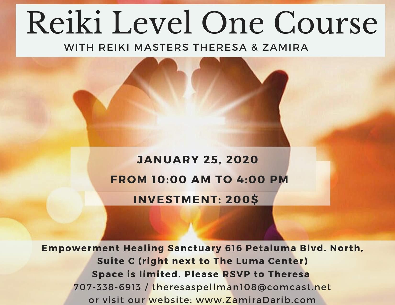 Reiki Level One Course - Learn to Heal Yourself