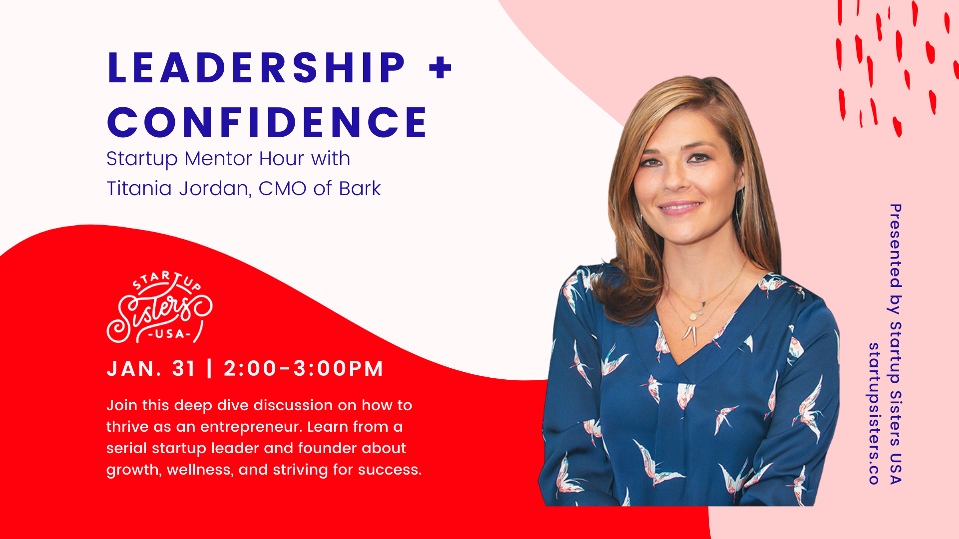 Startup Leadership + Confidence ⚡Mentor Hour with Titania Jordan of Bark