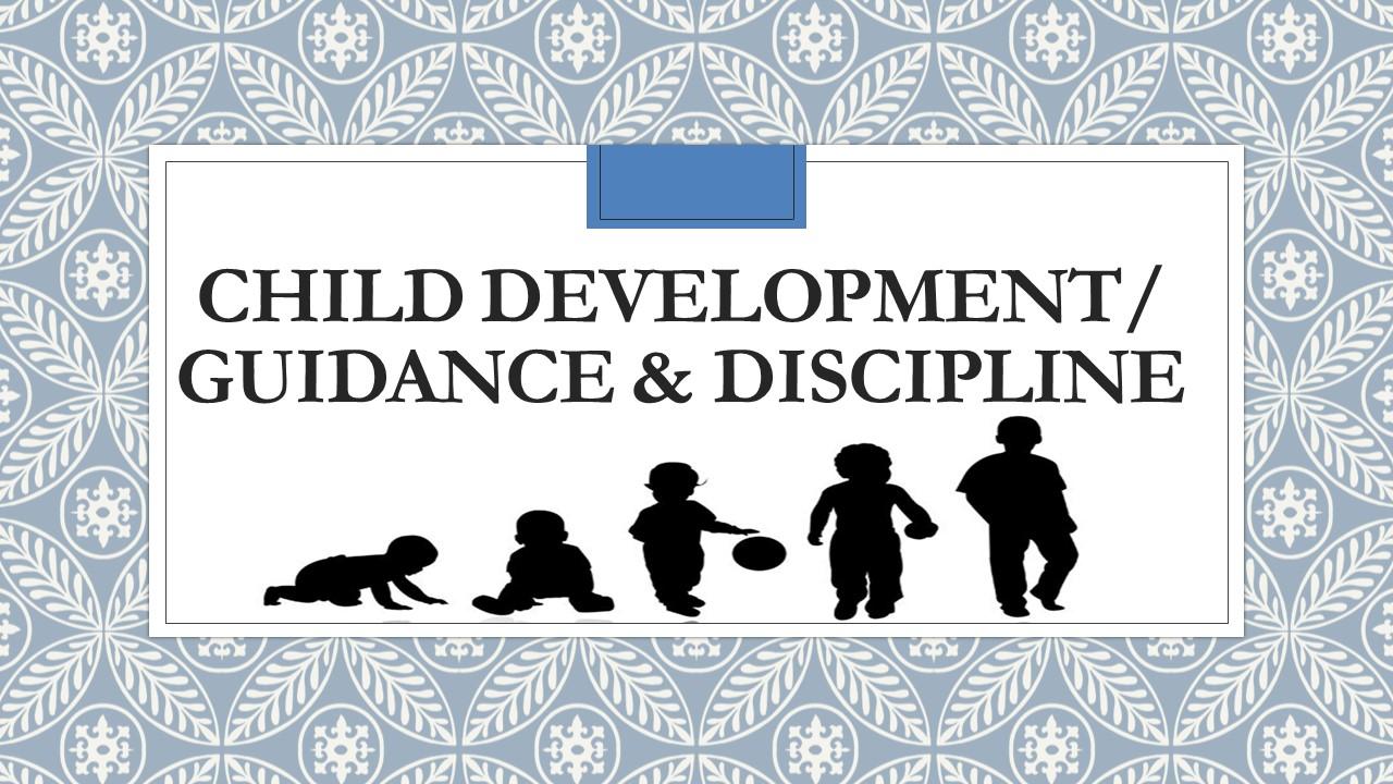 **Initial 120 Day** Child Development/Guidance and Discipline 