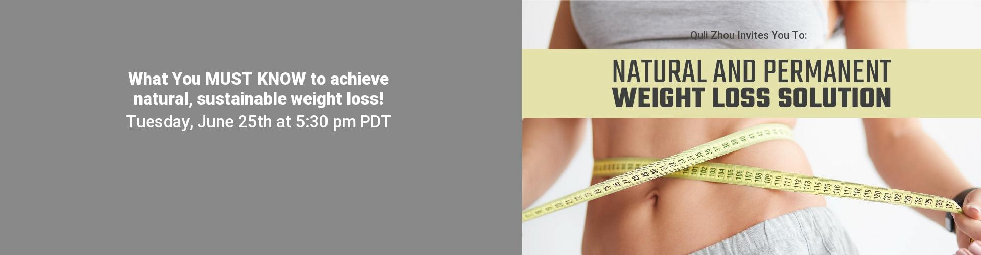 Free Workshop 5 Secrets to Permanent Weight Loss