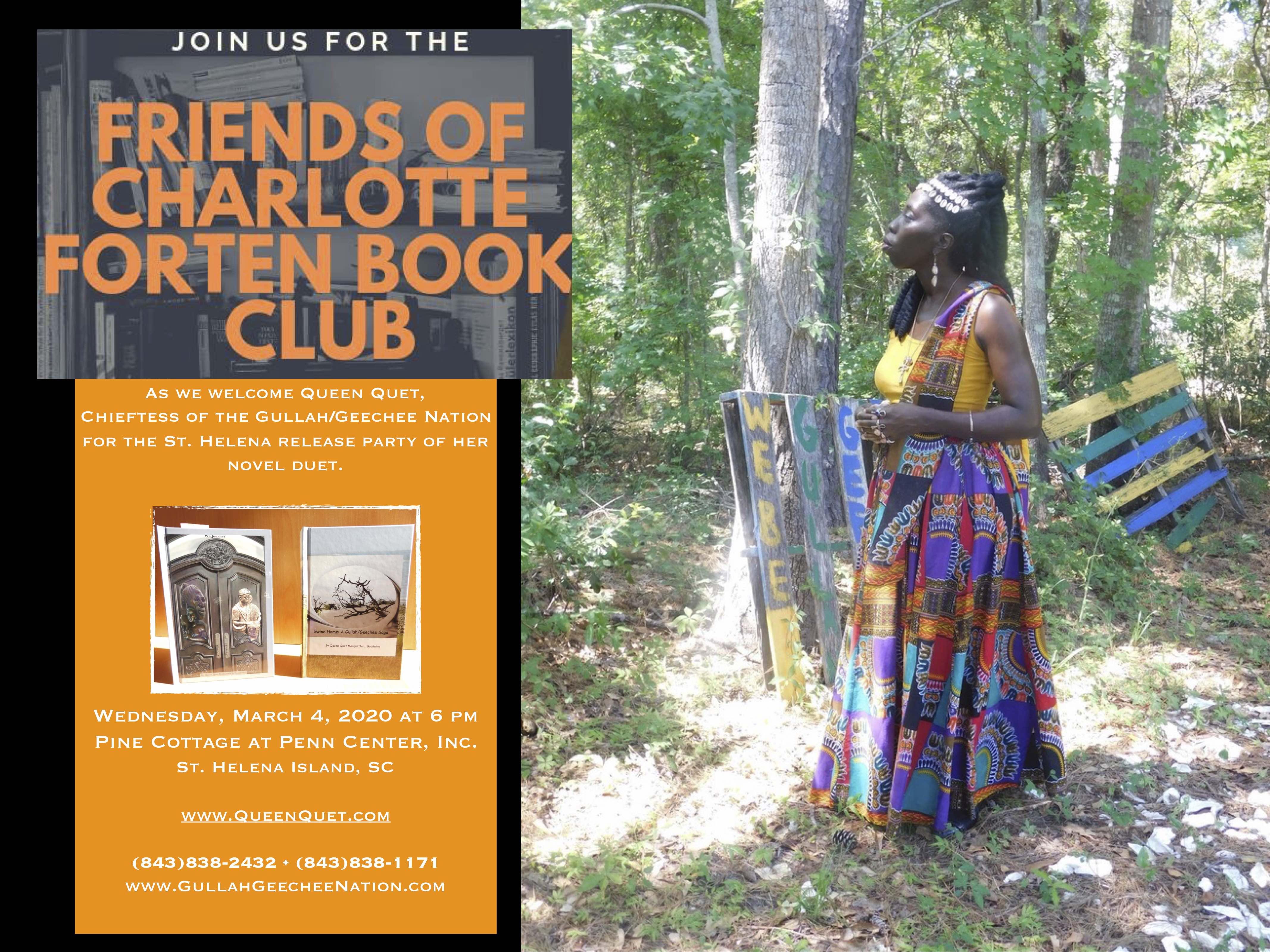 Queen Quet Gullah/Geechee Book Signing at Charlotte Forten Book Club