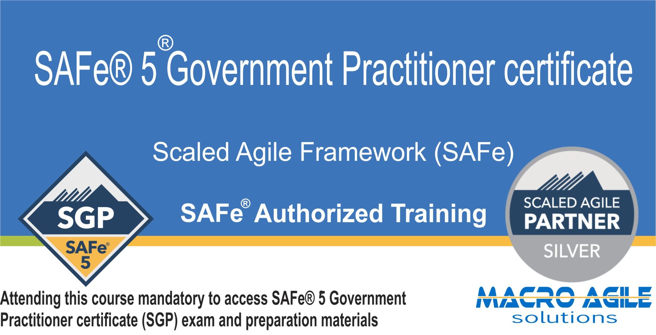 SAFe® 4 Government Practitioner Training & Certification