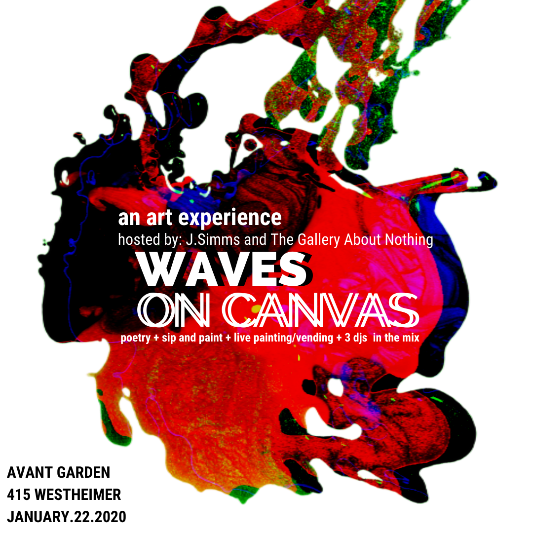 Waves On Canvas: A Sip n Paint Experience (In Houston, Texas)