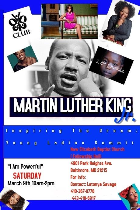  Annual MLK Inspiring the Dream Young Ladies Summit 2020