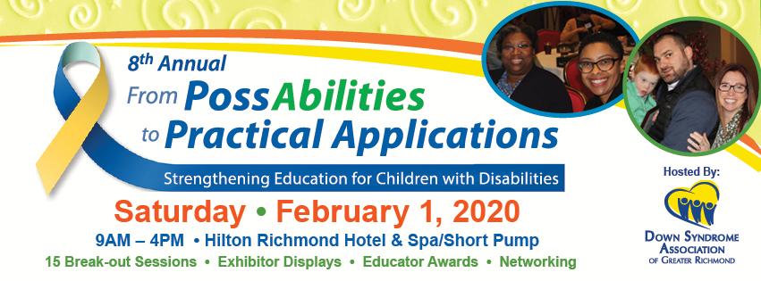 Sponsorship for 8th Annual From PossAbilities to Practical Applications Education Conference