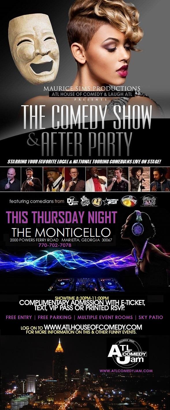 Comedy & After Party @ The Monticello