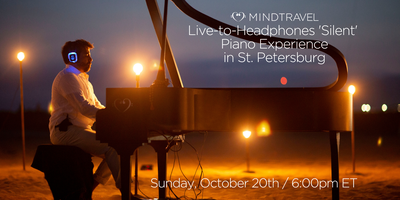 Billets pour le concert de piano silencieux MindTravel Live-to-Headphones à Saint-Pétersbourg, dimanche 20 octobre 2024 à 18h00