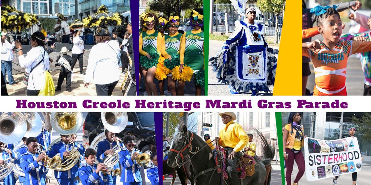 Let the good times roll! 7th Annual Houston Creole Mardi Gras Parade!