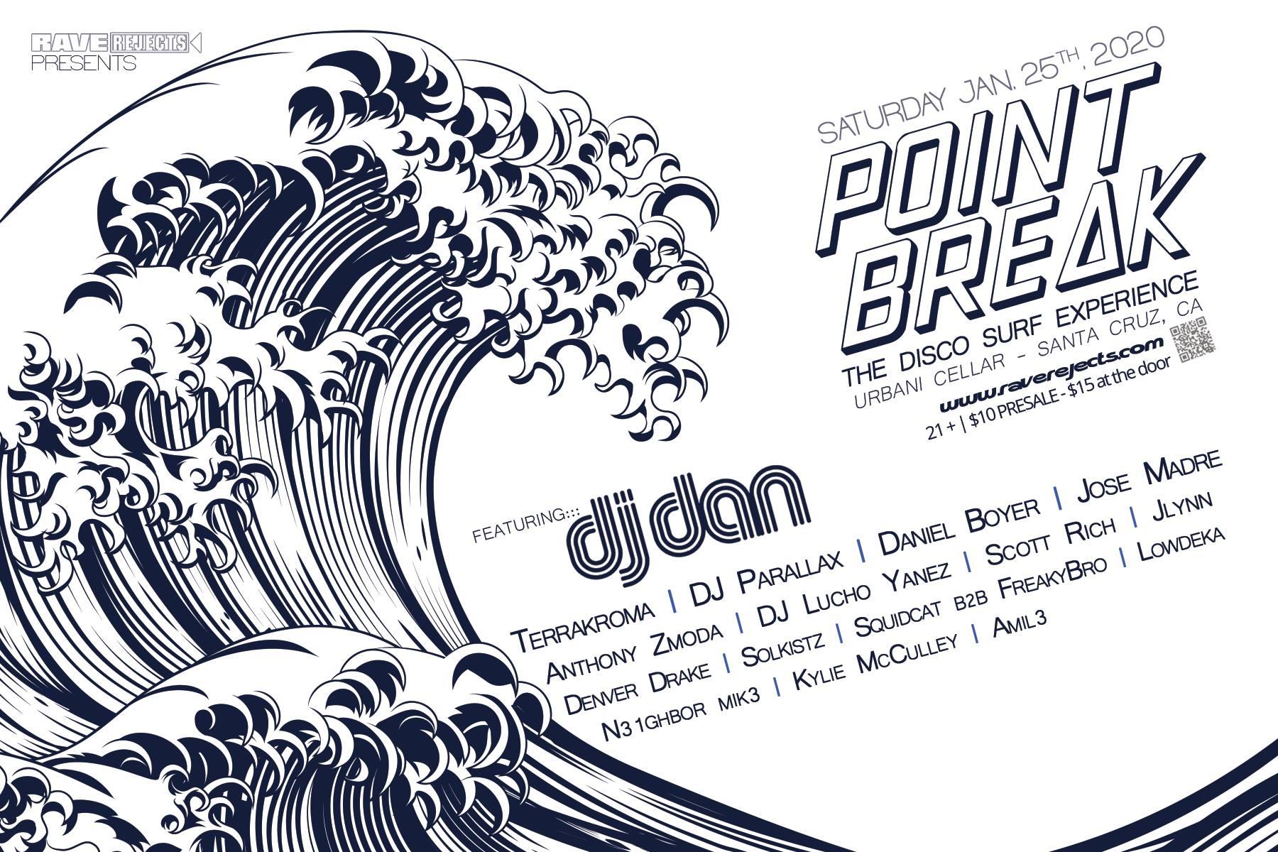 POINT BREAK featuring DJ Dan! A Disco Surf Theme!