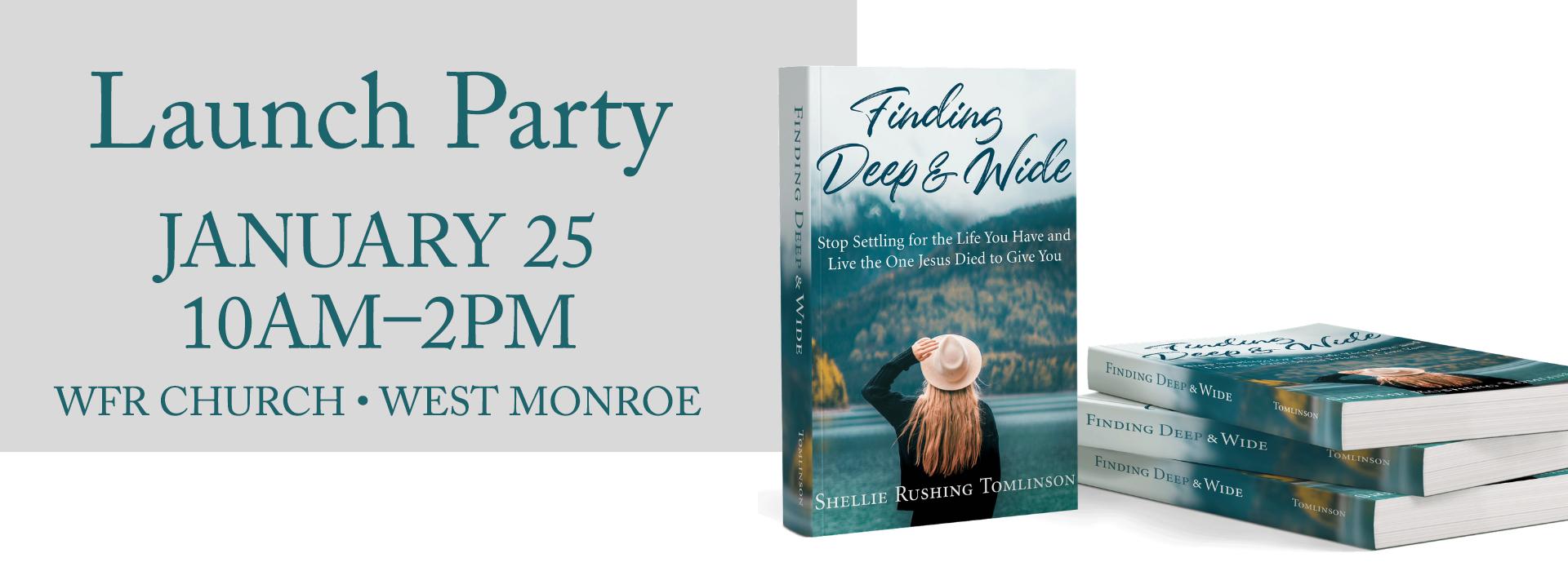 Finding Deep and Wide Launch Party