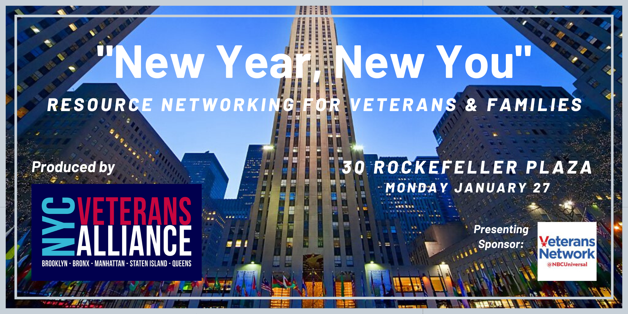 New Year, New You Resource Networking for Veterans & Families