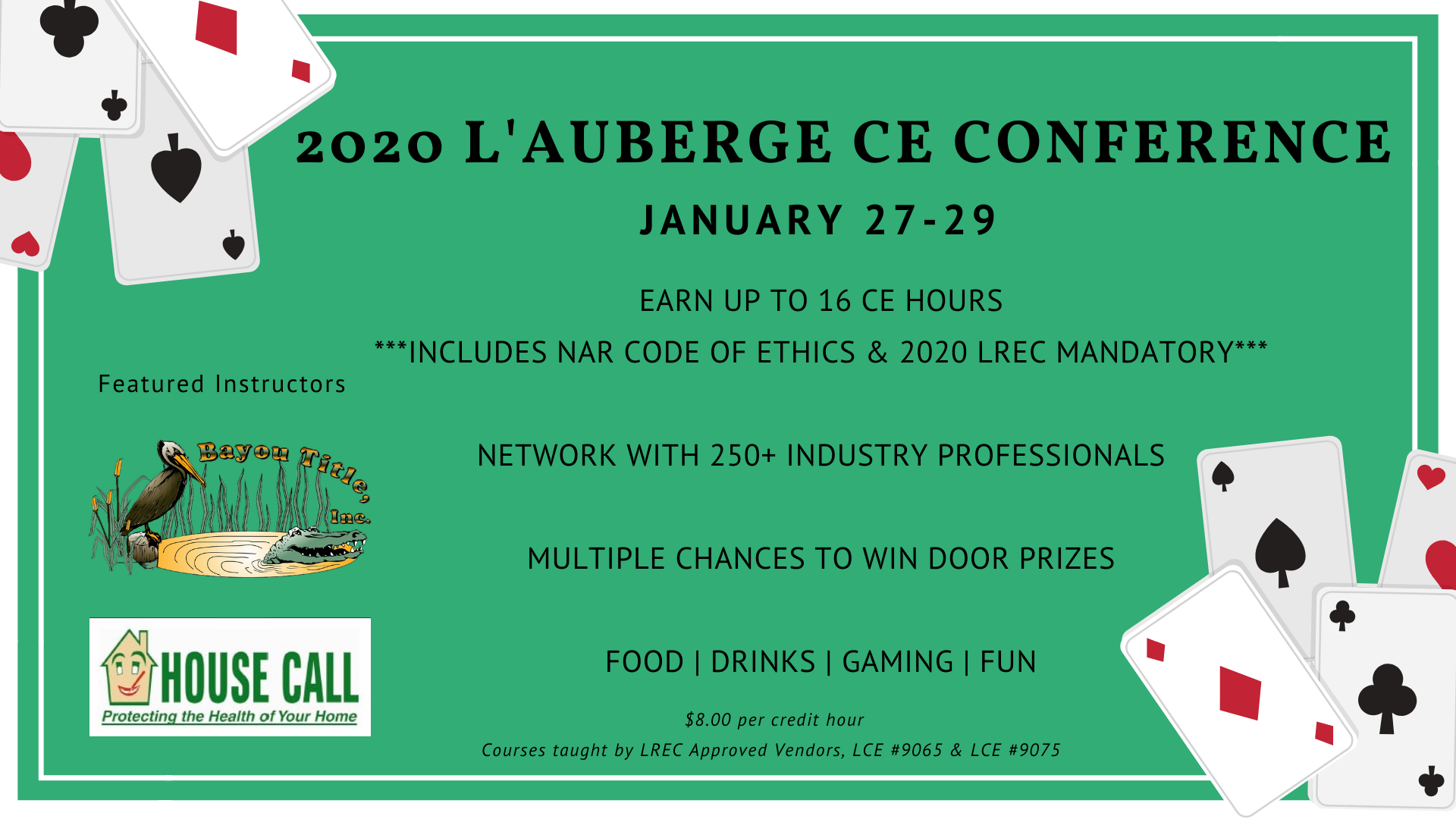 2020 Bayou Title, Inc. CE Conference