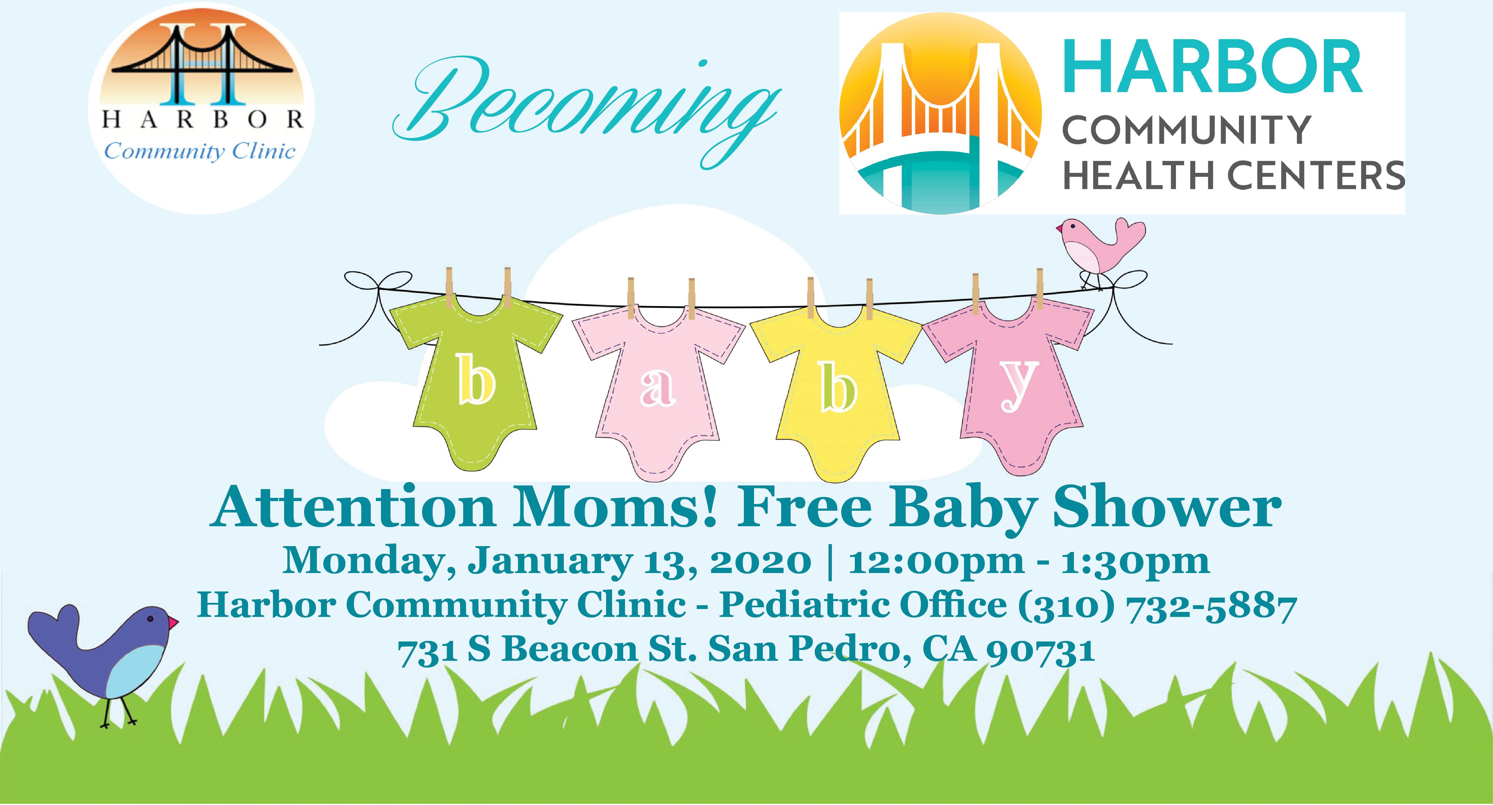 Harbor Community Clinic FREE Baby Shower!