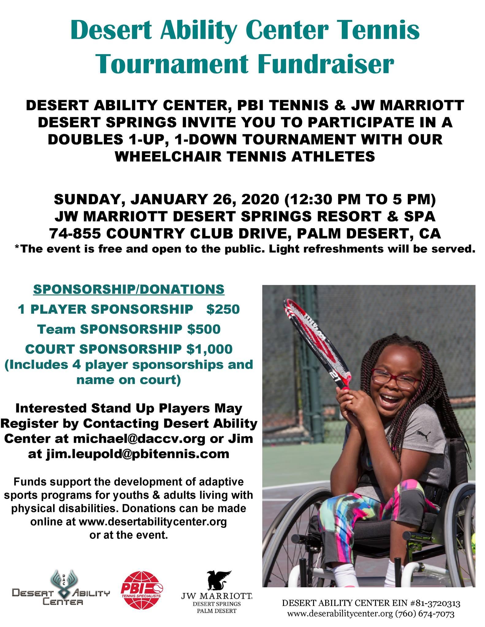 Up/Down Wheelchair Tennis Tournament