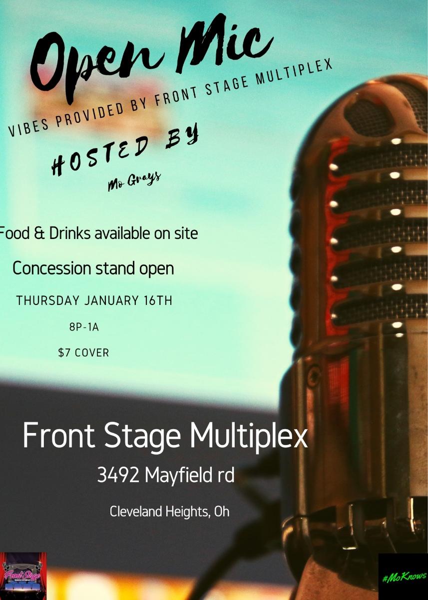 Front Stage Multiplex Open Mic 