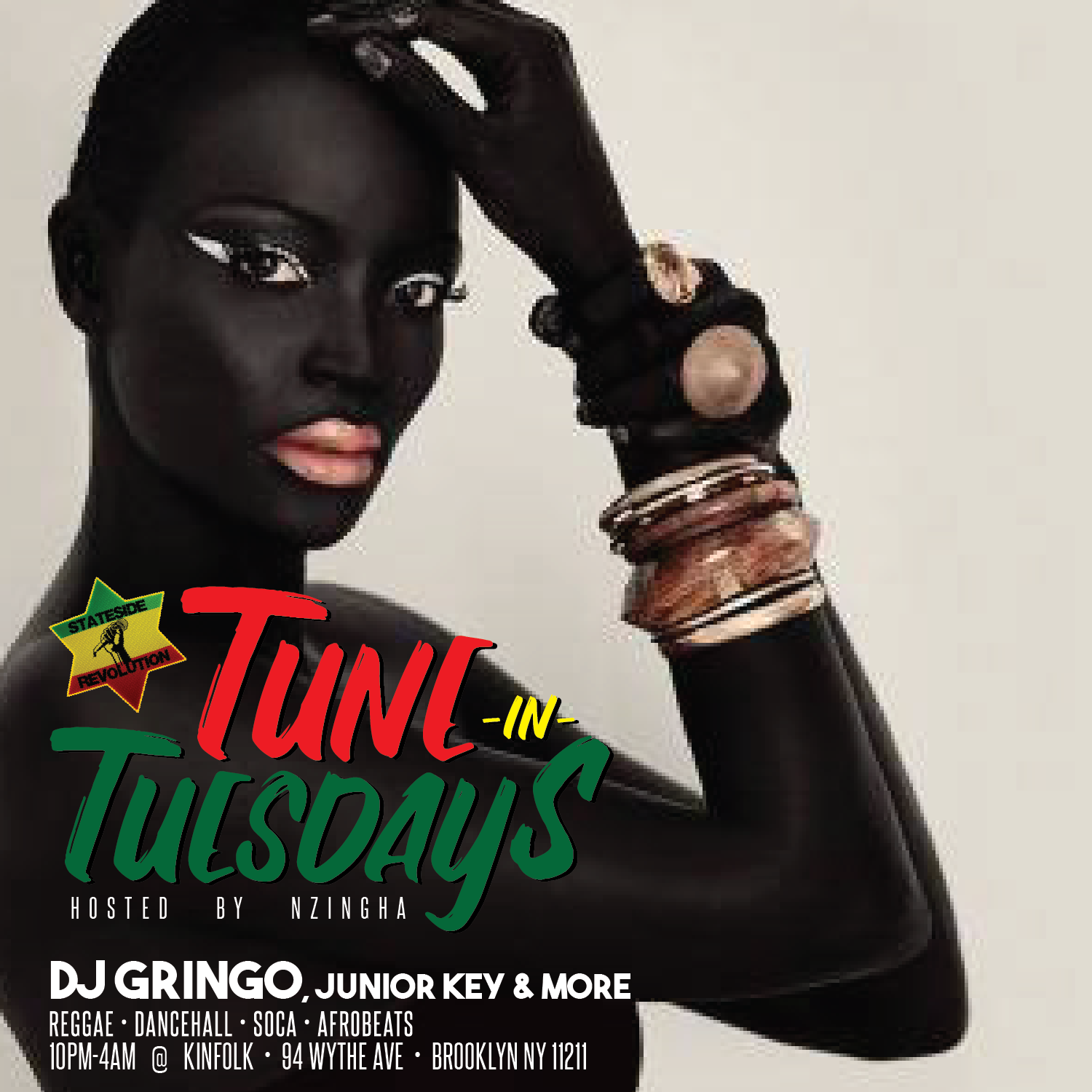 Tune In Tuesdays At Kinfolk with the best of reggae afrobeats and soca