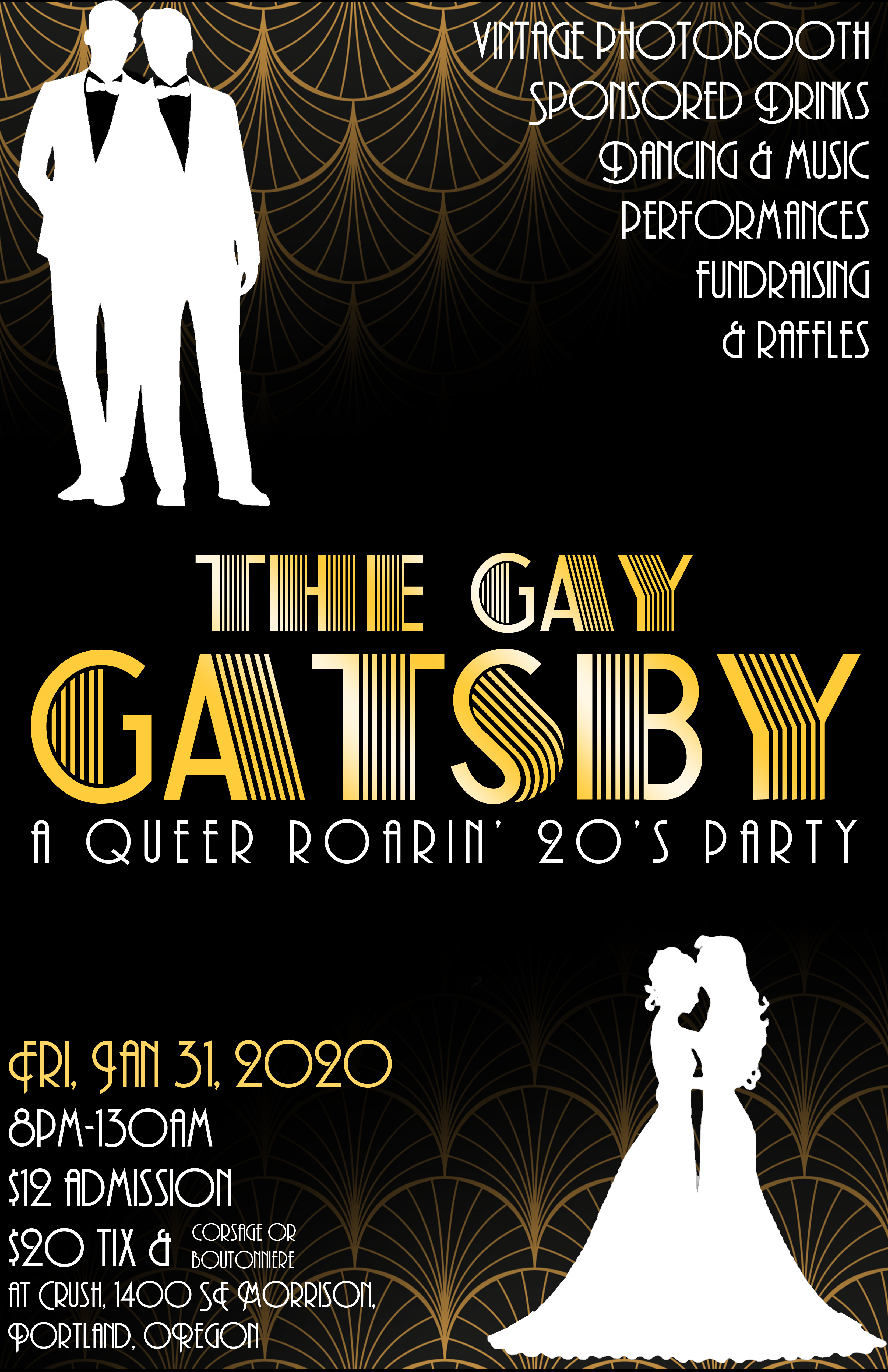The Gay Gatsby: a queer 20's party