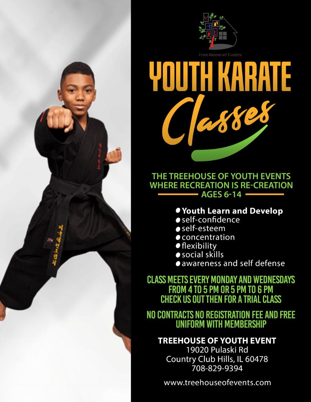 Free Youth Karate Classes Ages 6-14