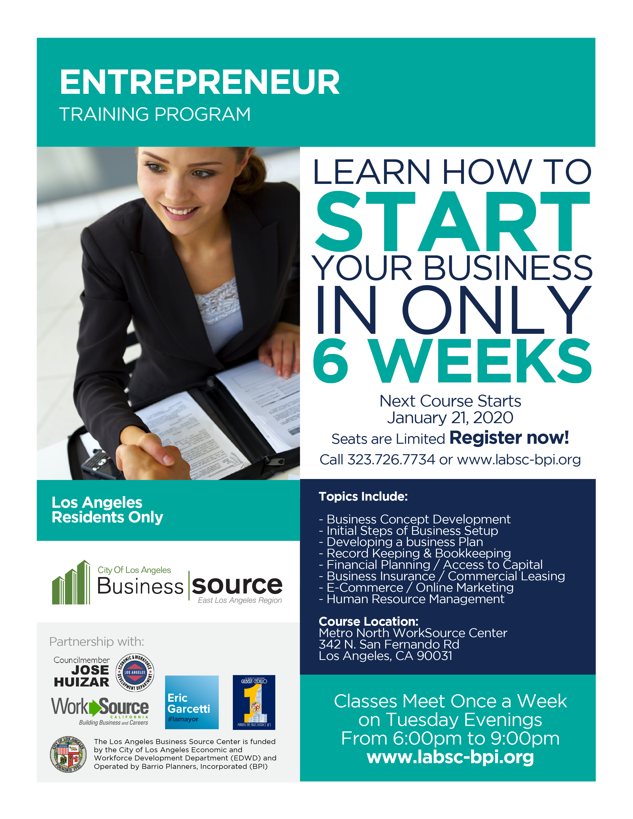 Entrepreneur Training Program - 6-Week Program (Free!) 
