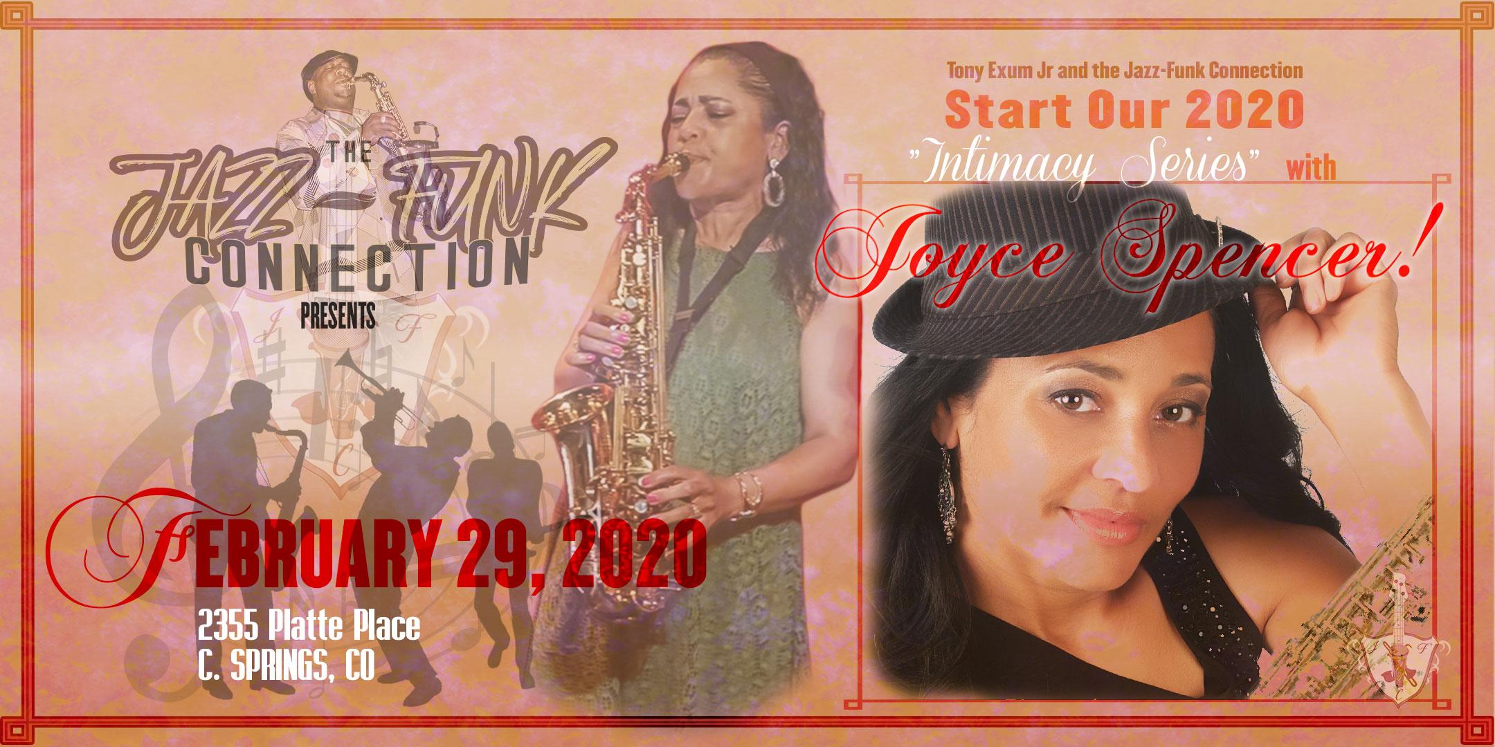 The Jazz-Funk Connection and Tony Exum Jr. present: Joyce Spencer 'LIVE'!