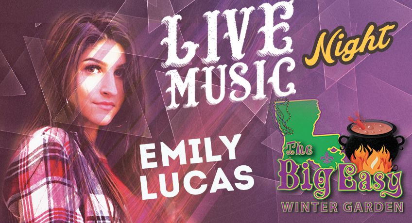 Emily Lucas Performing Live on The Big Easy Stage 