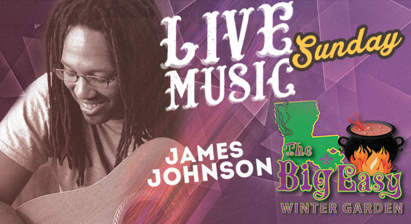 James Johnson Performing Live on The Big Easy Stage 