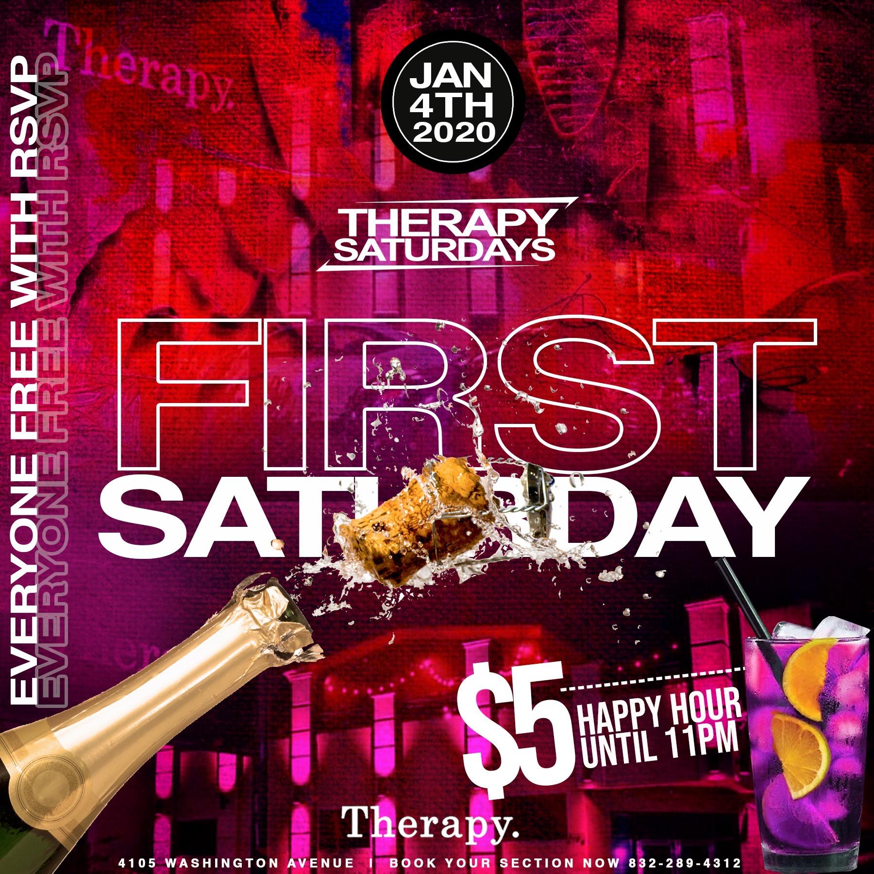 Saturday's On The Ave @ Therapy Night Club | No Cover All Night w/RSVP