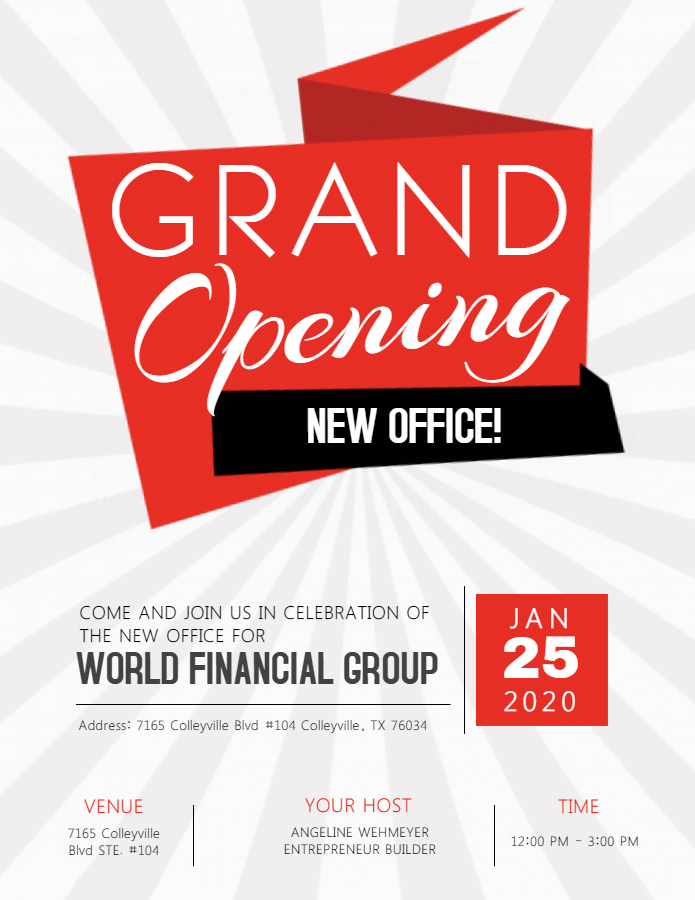 World Financial Group NEW Office Grand Opening