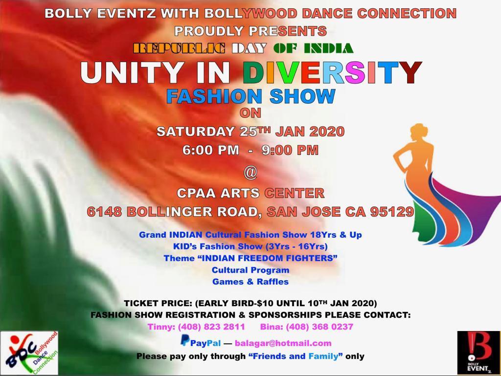 Indian Republic Day Unity in Diversity Fashion Show