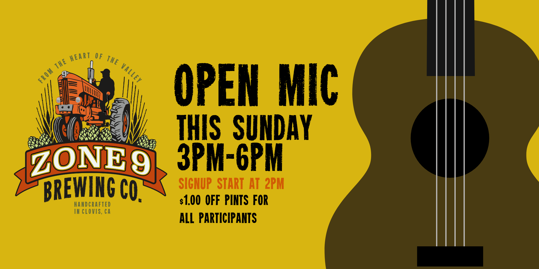 Open Mic Night at Zone 9 Brewing Co
