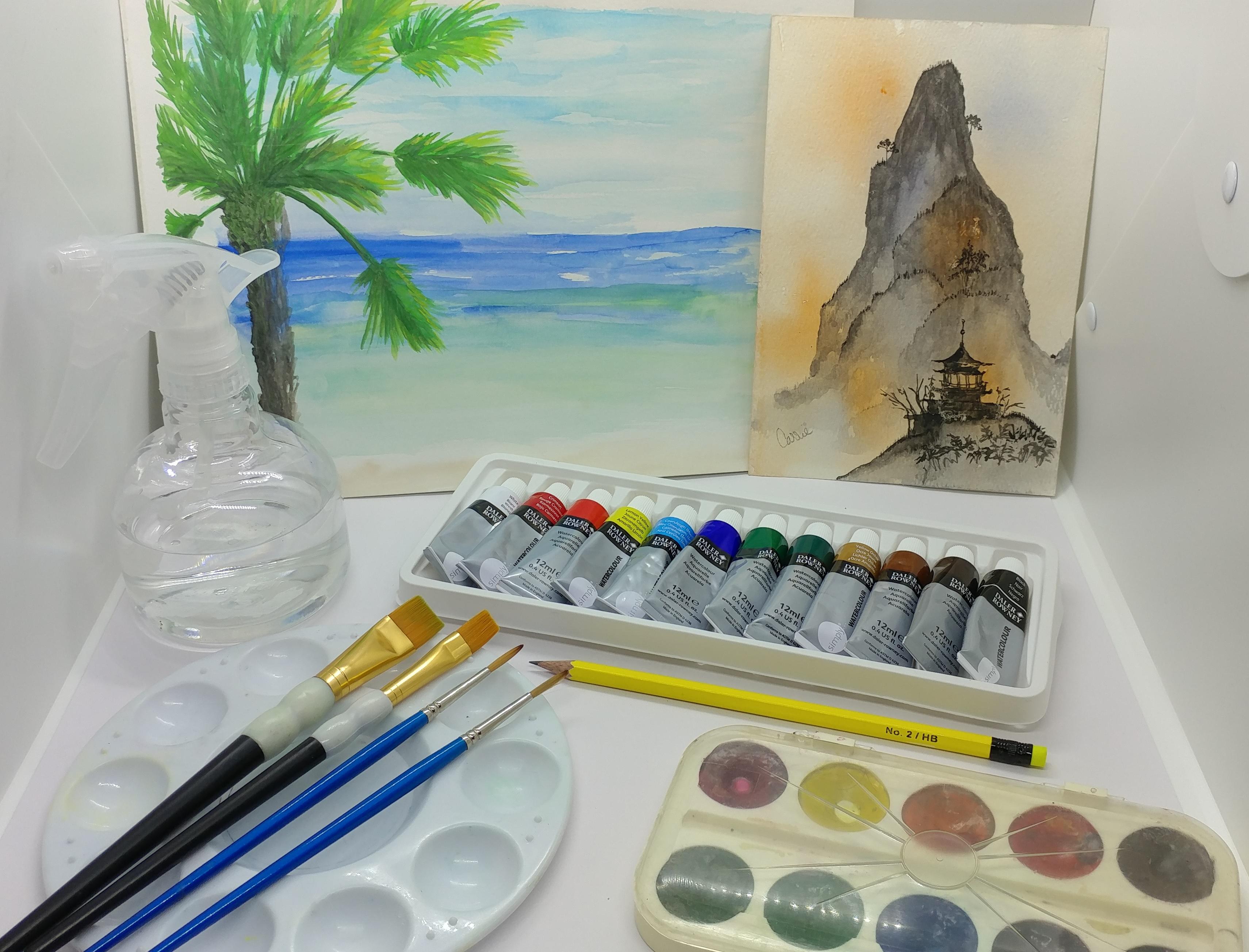 Watercolor For Beginners with Creatively Carrie