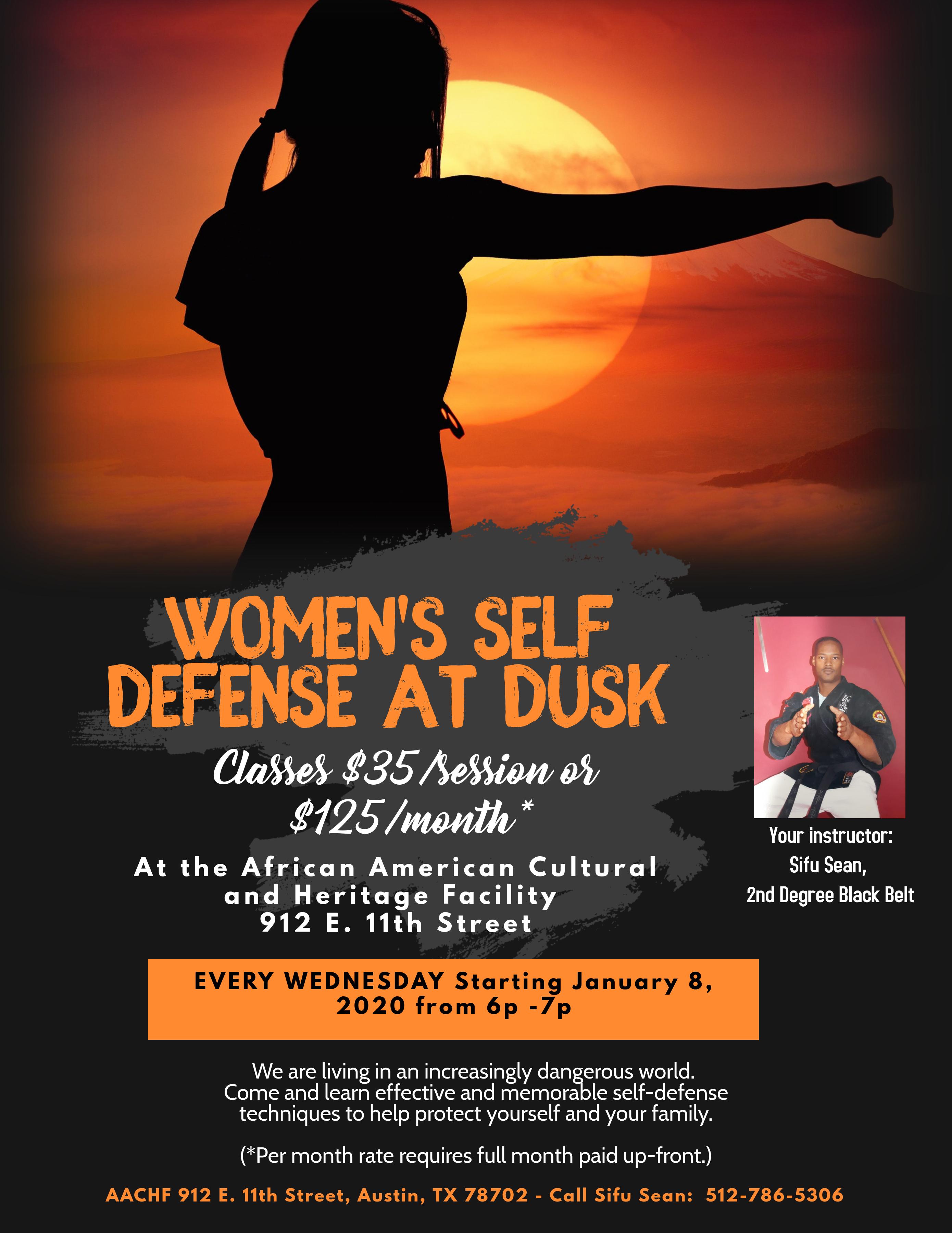 Women's Self-Defense at Dusk