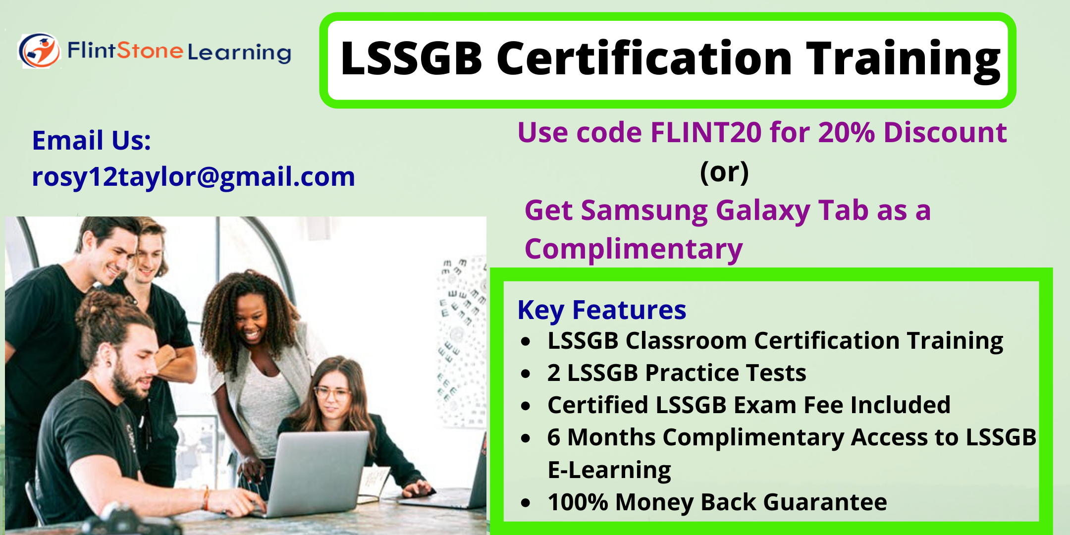 LSSGB Certification Training Course in Rochester, NY