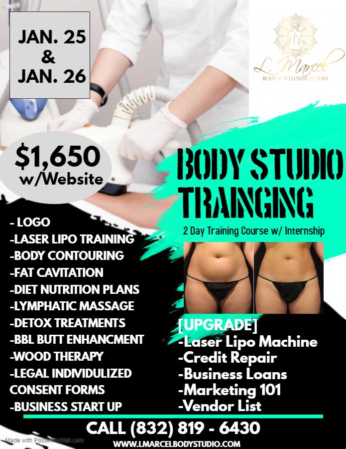 Body Studio Ownership Training, Credit Repair & Marketing