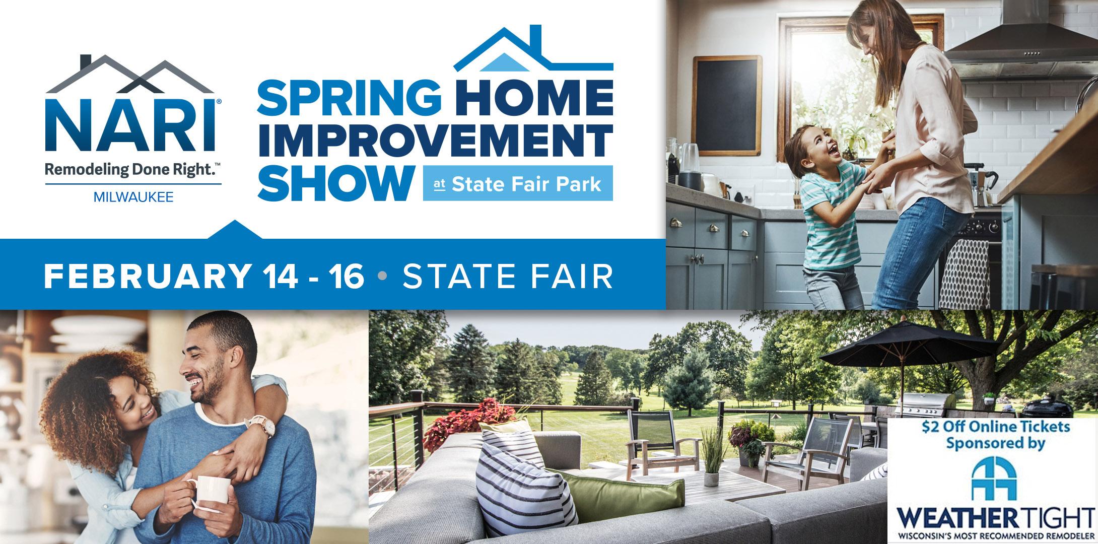 NARI Milwaukee Spring Home Improvement Show 14 FEB 2020