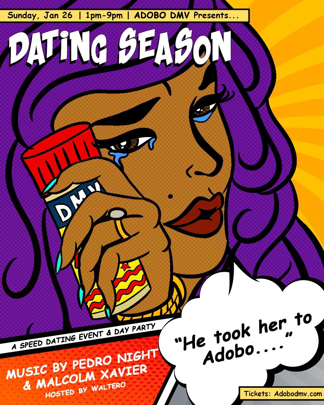 Dating Season • A Speed Dating Event + Day Party by ADOBO DMV