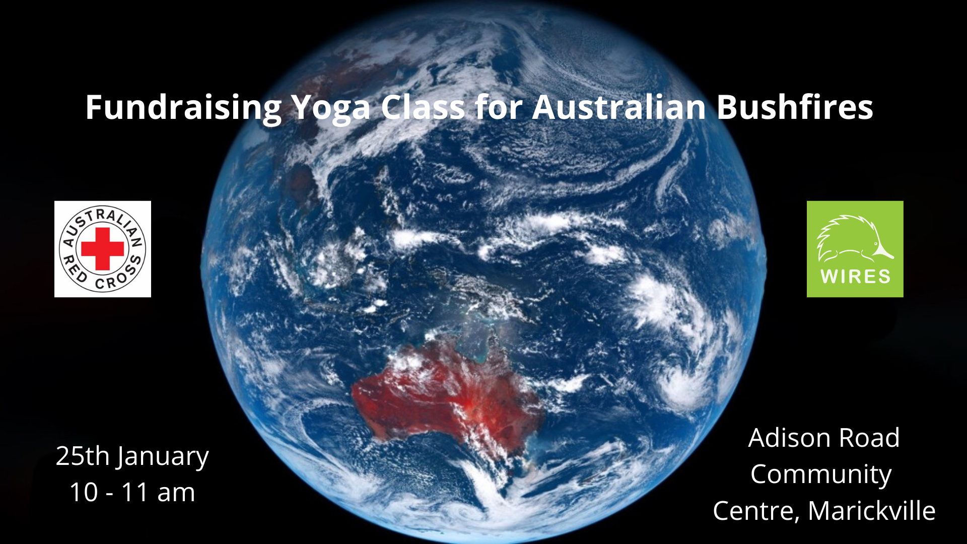 Fundraising Yoga Class for Australian Bushfires