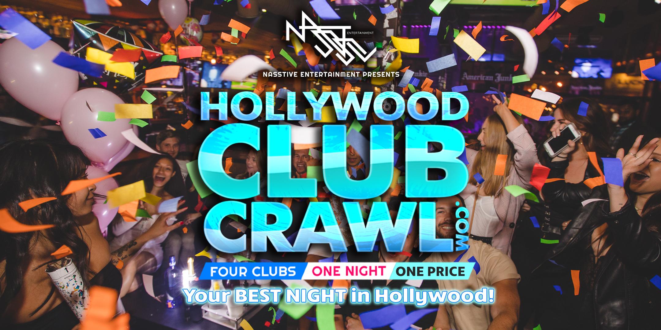 Hollywood Club Crawl - Guided party tour to 4 Hollywood nightclubs and bars