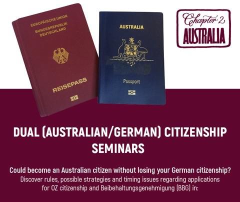Seminar on Dual Citizenship - Adelaide - 10 FEB 2020