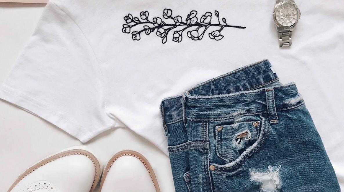T-Shirt and Denim Embroidery