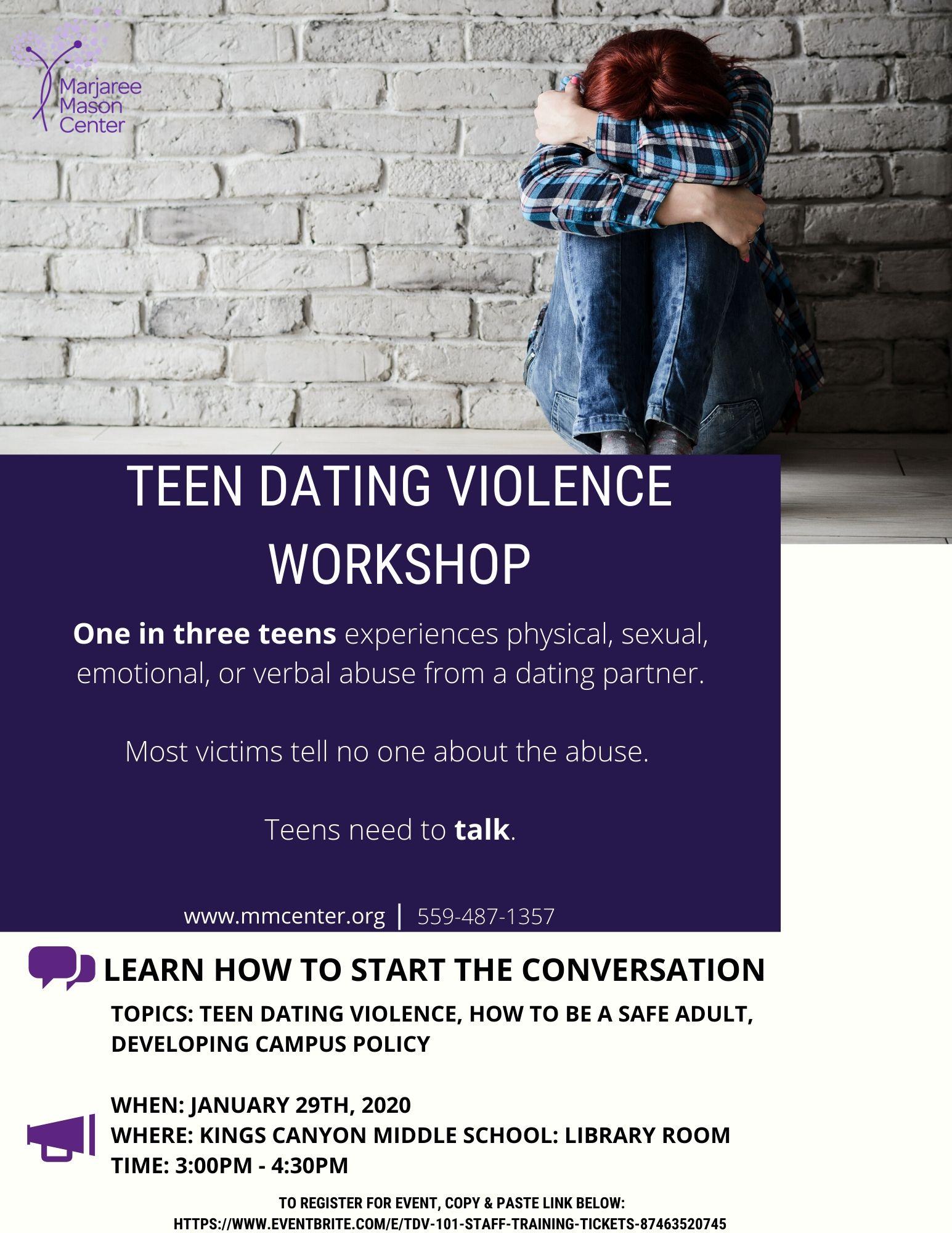 Teen Dating Violence Workshop
