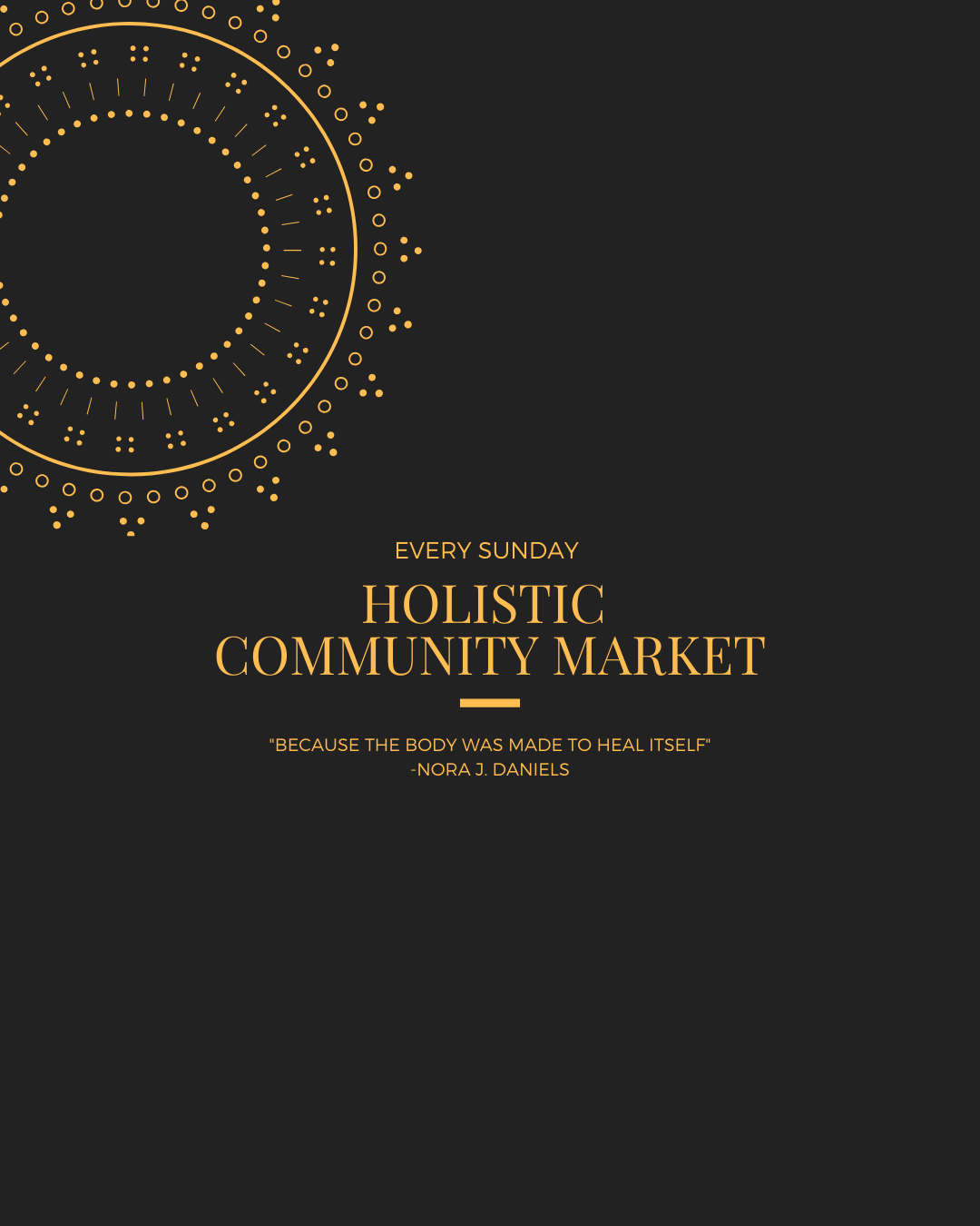 Holistic Community Market (Exposition Park)- Free to Public