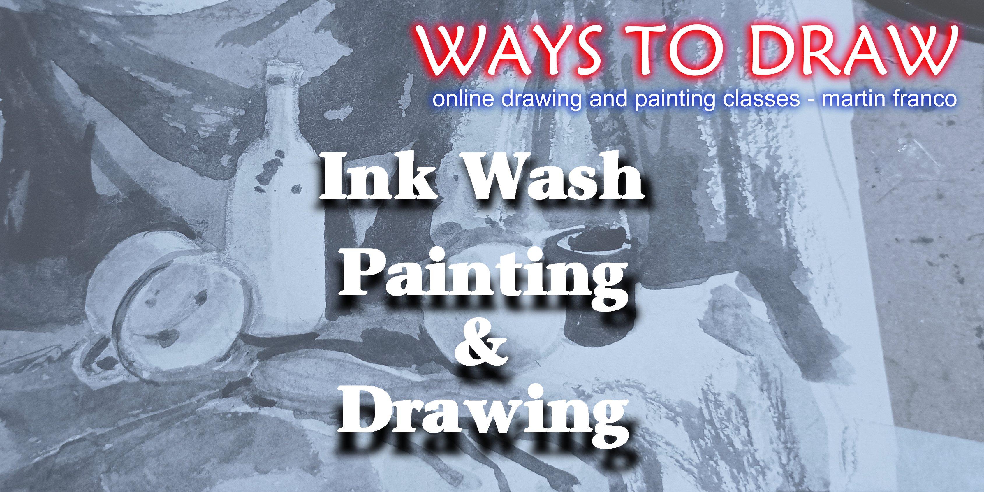 Ink Wash Painting - Drawing (WTD86) dibujofranco