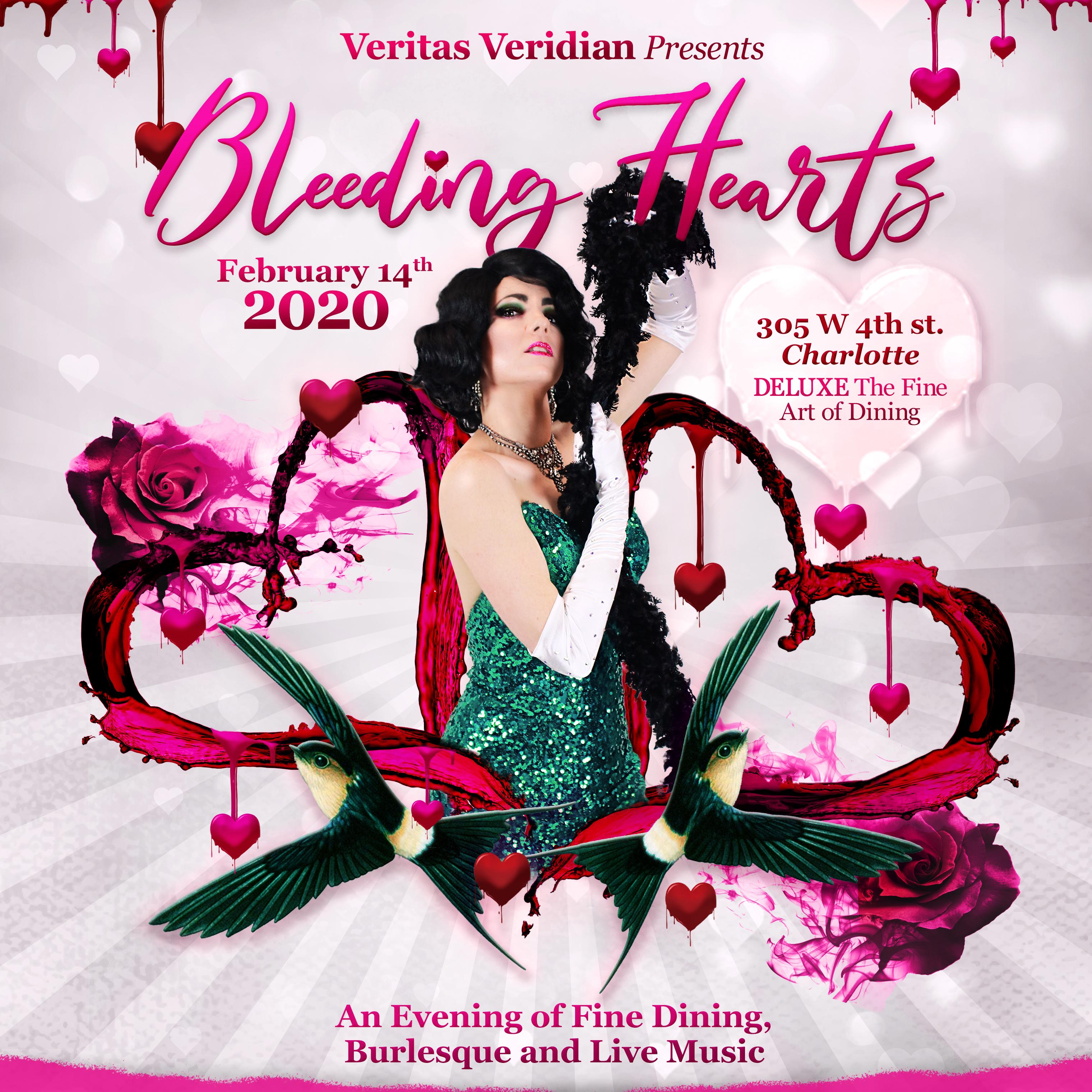 Bleeding Hearts Burlesque Presented by Veritas Veridian. February 14th!
