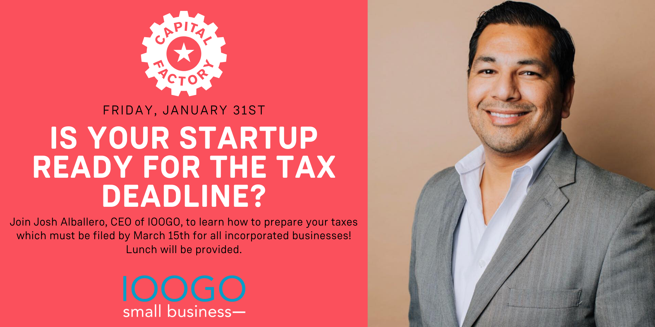 Lunch & Learn: Is Your Startup Ready For The Tax Deadline?