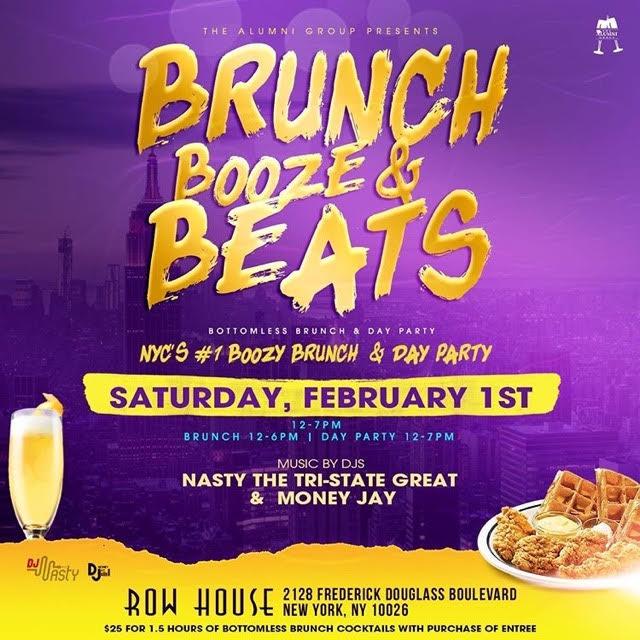 Brunch Booze & Beats - Harlem's Hottest Bottomless Brunch & Day Party