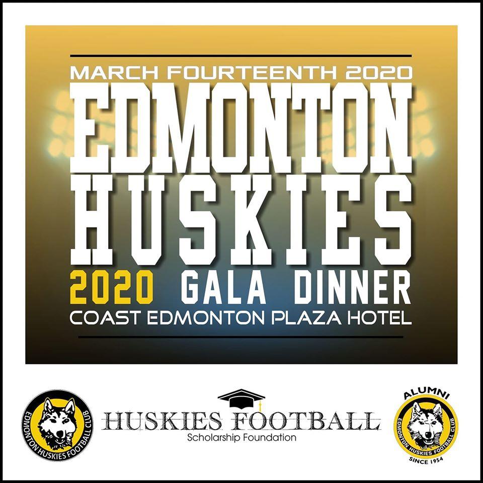 Edmonton Huskies Scholarship Foundation 2020 Gala POSTPONED TO JUNE 6