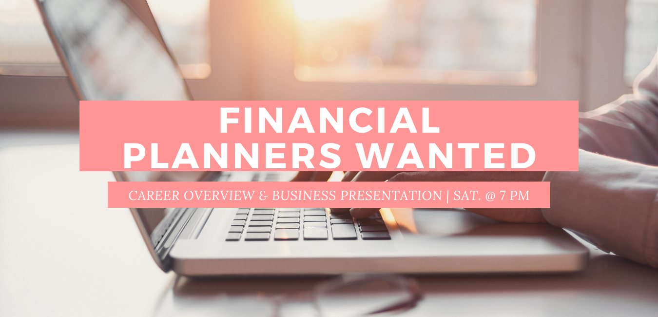 Financial Planners Wanted - Business Presentation Meeting